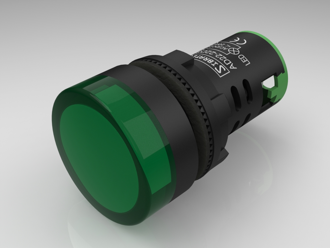 LED 信号灯 AD22-22DS AC-DC 24V AMPL4 22MM指示灯报警灯